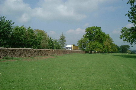 Repton's wall "hiding" the busy A4 behind